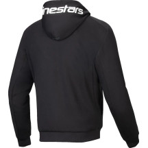 Chrome v2 Sport Sudadera con capucha — corte deportivo, 2XL, negro