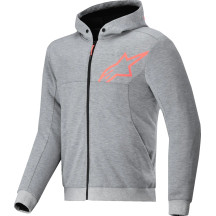 Sudadera con capucha Chrome v2 Sport — Talla XL, Gris jaspeado