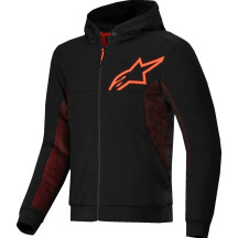 Sudadera con capucha Chrome Air Sport — S, Negro, corte deportivo