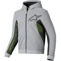 Sudadera con capucha Chrome Air Sport — Talla S, Gris jaspeado