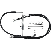 Extended Length Stainless Steel Brake Line — 31" length, oversize +2", front, without ABS