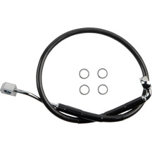Rear Brake Line — with ABS, Black