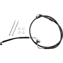 Rear Brake Line — without ABS, Black