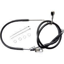 Rear Brake Line — without ABS, black