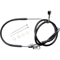 Rear Brake Line — without ABS, black