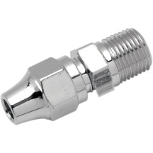 Racor para línea de freno — 1/8" NPT macho, cromo