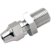 Racor de línea de freno — 7/16-24 SAE macho, Cromo