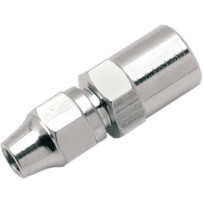 Racor de línea de freno — -3 AN hembra, cromado