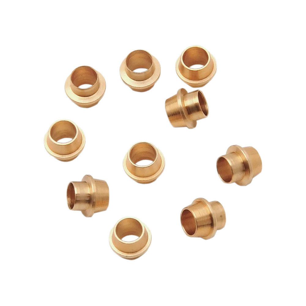 Casquillos para líneas de freno — 10 unidades, acero, DRAG SPECIALTIES 349