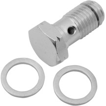 Perno banjo universal cromado de acero — M10 x 1.25
