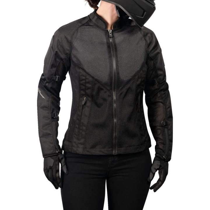 Chaqueta Mesh™ AF para mujer — Talla M, corte sport, negro