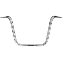1-1/4" Buffalo Touring Handlebar — 32 mm (1-1/4"), 35.5 cm (14") rise, 99 cm (39") width, 28 cm (11") pullback, Chrome
