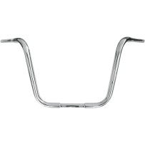 1-1/4" Buffalo Touring Handlebar — 32 mm (1-1/4"), 35.5 cm (14") rise, 99 cm (39") width, 28 cm (11") pullback, Chrome