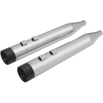 Silenciadores Slip-On de 4" — diámetro exterior de 4", cromado, par