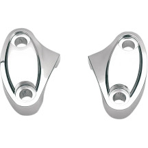 Abrazadera elevadora de manillar — 1" de diámetro, cromada