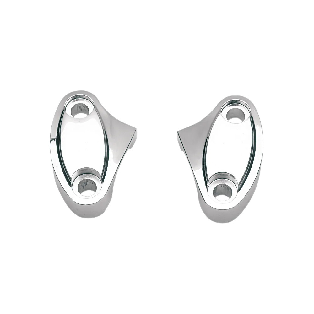 Abrazadera elevadora de manillar — 1" de diámetro, cromada