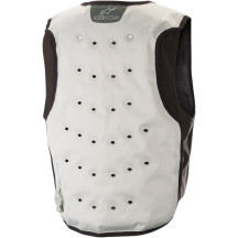 Chaleco refrigerante — 2XL/3XL, Negro, Blanco