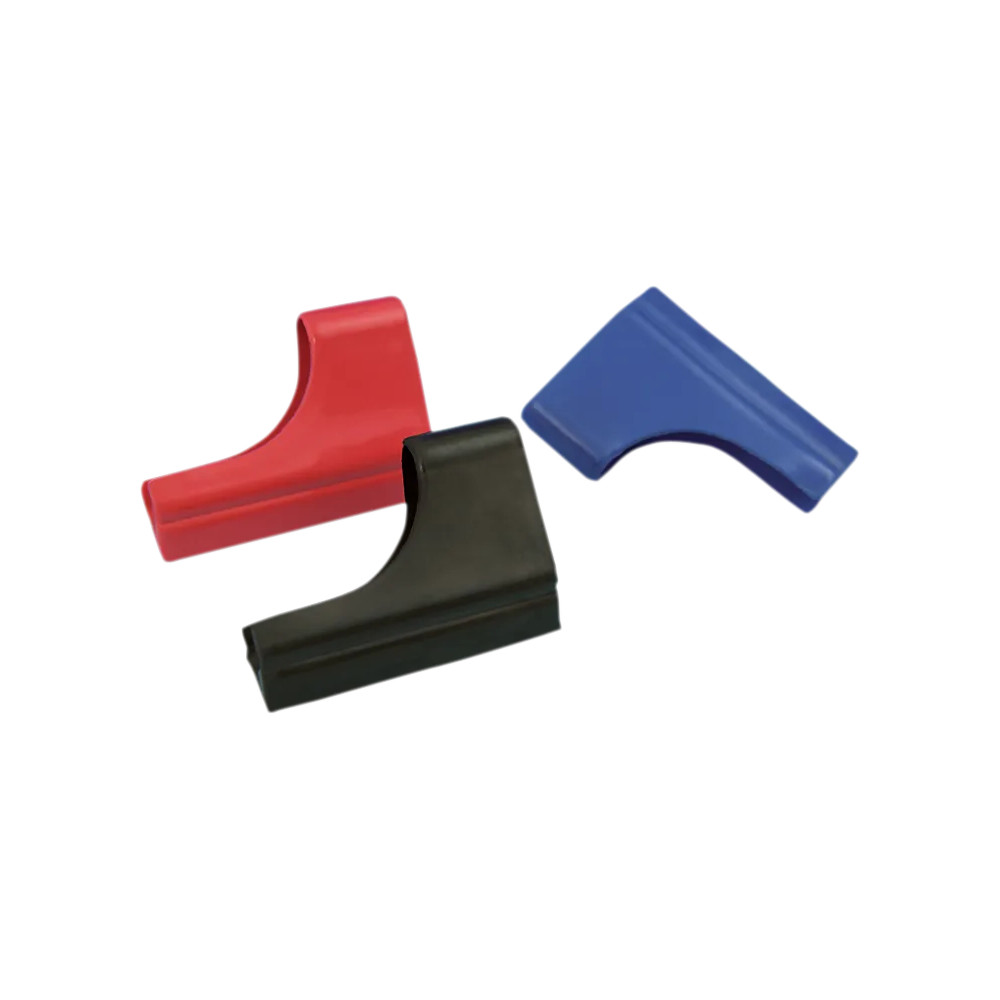 Finger Visor Wipers — 3 pack, Black/Blue/Red