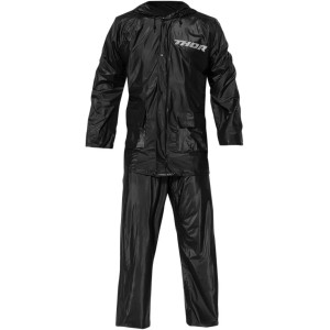 PVC Rainsuit — XL, Black