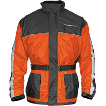 Solo Storm Waterproof Jacket — S, Black, Orange