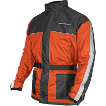 Solo Storm Waterproof Jacket — XL, Black, Orange