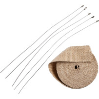 Exhaust Heat Wrap Kit — 25', 2" tan