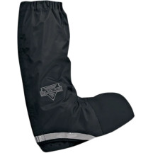Waterproof Rain Boot Covers — L, Black