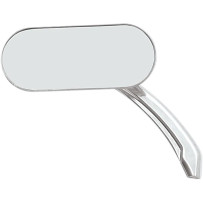 Oval Mirror — 5/16"-18, 5"×2", 13 cm stem, Chrome