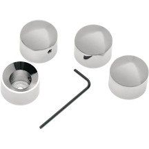 Cubiertas de pernos de culata fundidos — Pack de 4, cromado