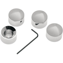 Cubiertas de pernos de culata fundidos — Pack de 4, cromado