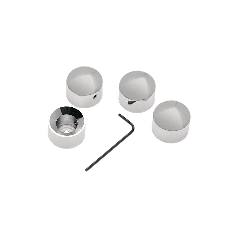 Cubiertas de pernos de culata fundidos — Pack de 4, cromado