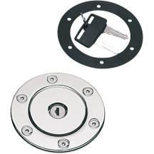 Aero Gas Cap — 95 mm (3-3/4"), Chrome