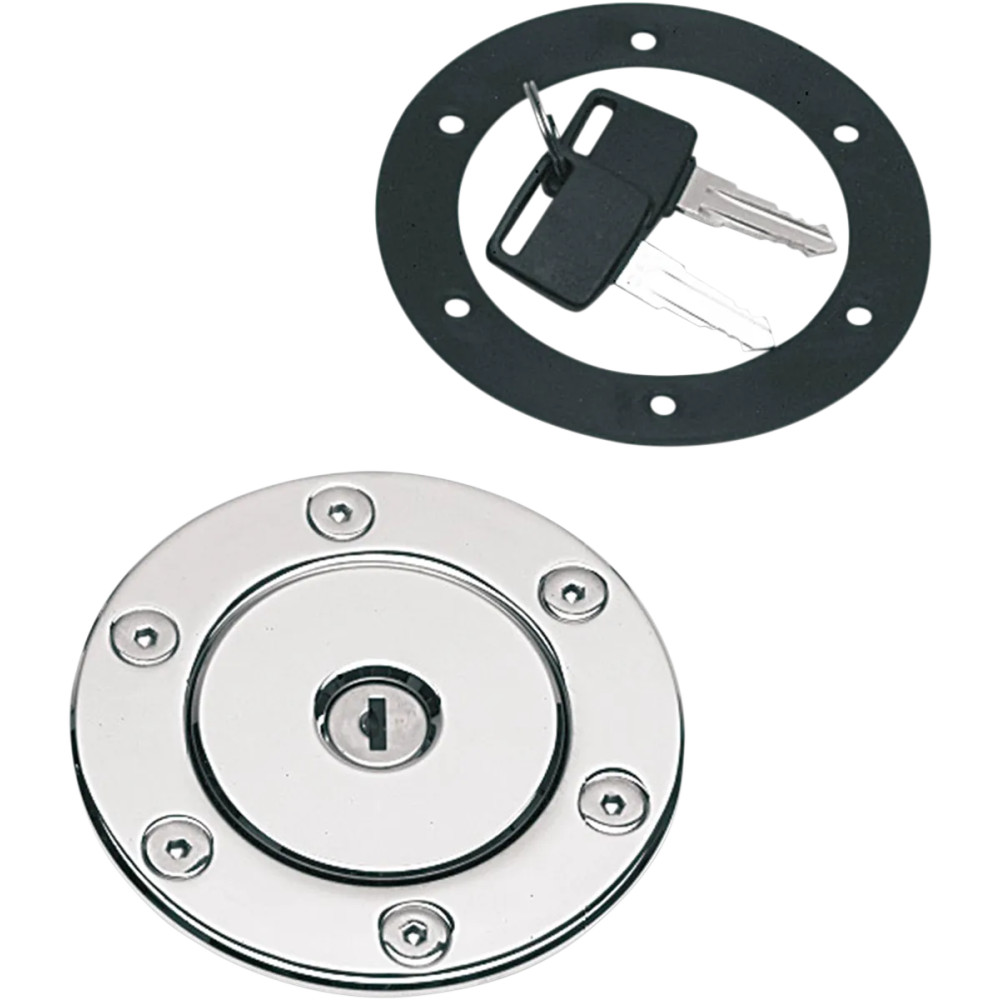 Aero Gas Cap — 95 mm (3-3/4"), Chrome