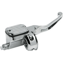 Cut-Down Front Brake Master Cylinder — 14.3 mm (9/16") bore, 25.4 mm (1") clamp, Chrome