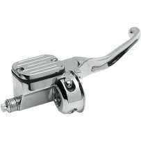 Cut-Down Front Brake Master Cylinder — 14.3 mm (9/16") bore, 25.4 mm (1") clamp, Chrome