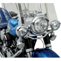 Visors for Headlights & Spotlights — 114 mm (4-1/2"), chrome