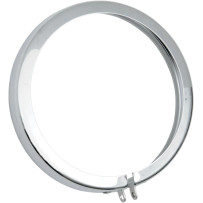 Trim Ring — 114 mm (4-1/2"), Chrome, Clamp