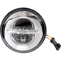 7" Reflector-Style Headlight — 178 mm (7"), LED, Chrome