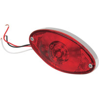 LED Taillights — 1-15/16" stud centers, red lens