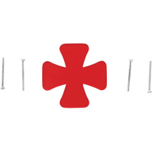 Red Replacement Lens for Mini Maltese Cross Marker Light