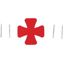 Red Replacement Lens for Mini Maltese Cross Marker Light