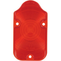 Tombstone Taillight Lens — Red, Rear