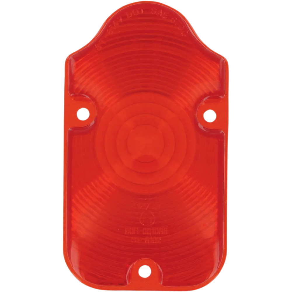 Tombstone Taillight Lens — Red, Rear