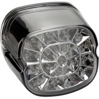 Web LED Taillights — Smoke lens, rectangular, rear with tag light