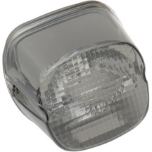 Laydown Taillight Lens with Bottom Tag Lens — Rear, Smoke
