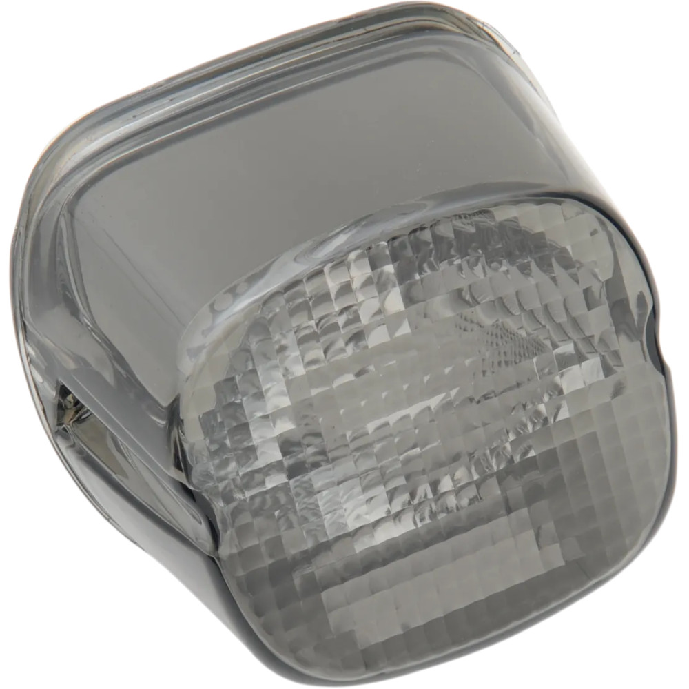 Laydown Taillight Lens with Bottom Tag Lens — Rear, Smoke