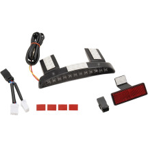 LED Running Light and Brake Light Assembly — rear, smoke lens, dual-function