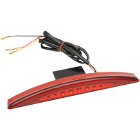 Piloto trasero LED — lente roja, montaje trasero, compatible con Harley-Davidson