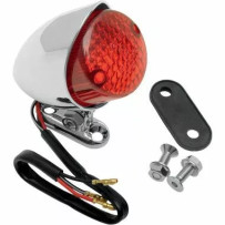 Universal Bobber Taillight — 54 mm x 76 mm, 12V, Red lens