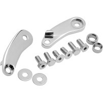 Front Turn Signal Relocation Kit — Chrome, Pair